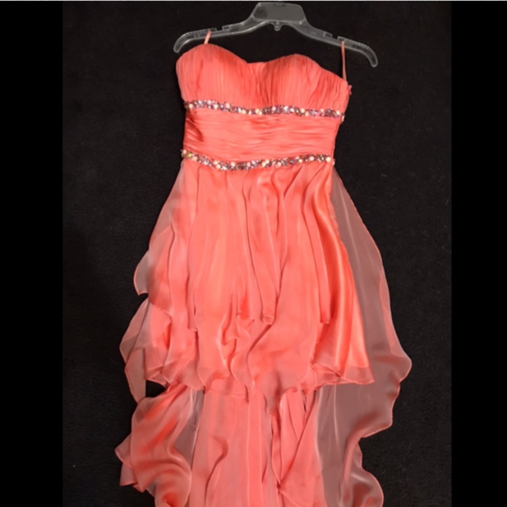 Nordstrom High-low Strapless Dress